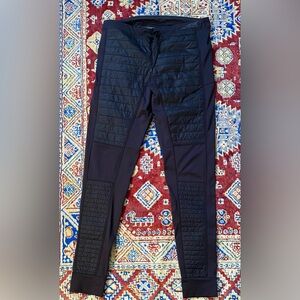 Altra Men's Black Quilted Athletic Fleece Lined Joggers Men’s M/Women’s L